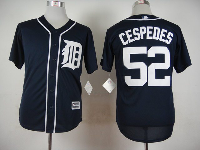 MLB Detroit Tigers #52 Cespedes D.Blue 2015 Jersey