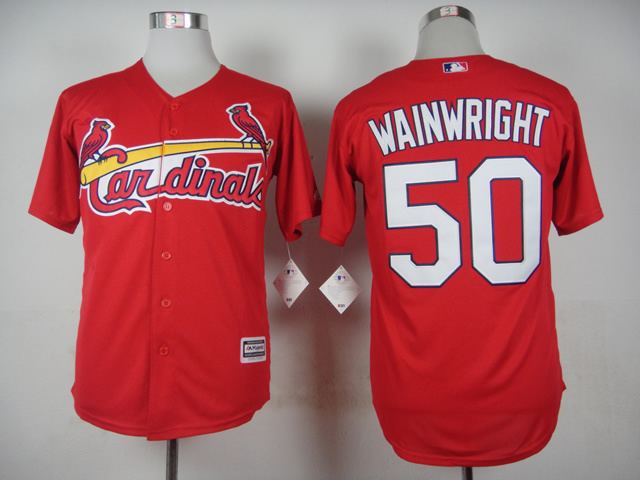 MLB St.Louis Cardinals #50 Wainwright Red 2015 Jersey