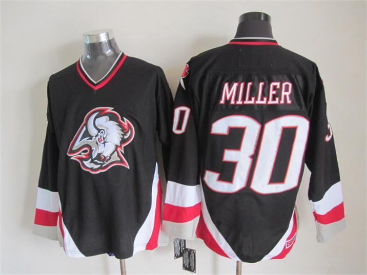 NHL Buffalo Sabres #30 Miller Black Jersey