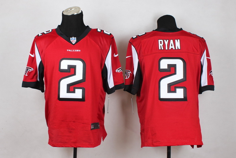 Nike Atlanta Falcons #2 Ryan Red Elite Jersey