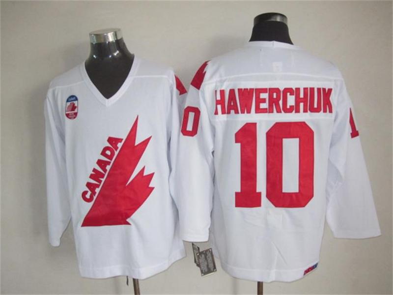 NHL Montreal Canadiens #10 Hawerchuk White Jersey