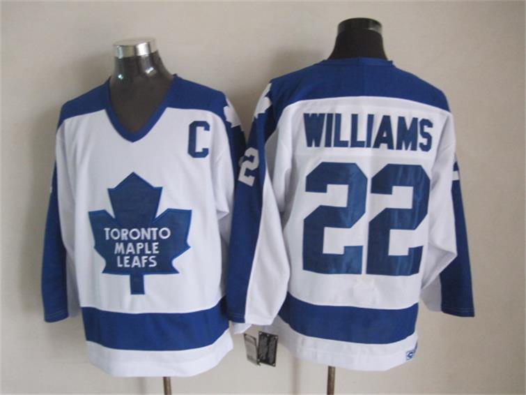 NHL Toronto Maple Leafs #22 Williams White Jersey