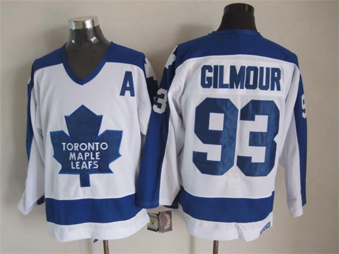 NHL Toronto Maple Leafs #33 Gilmour White Jersey