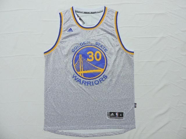 NBA Golden State Warriors #30 Curry Grey New Jersey