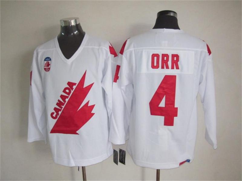 NHL Montreal Canadiens #4 Orr White Jersey