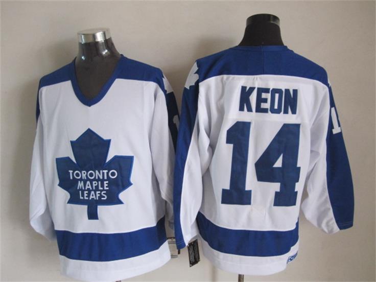 NHL Toronto Maple Leafs #14 Keon White Jersey