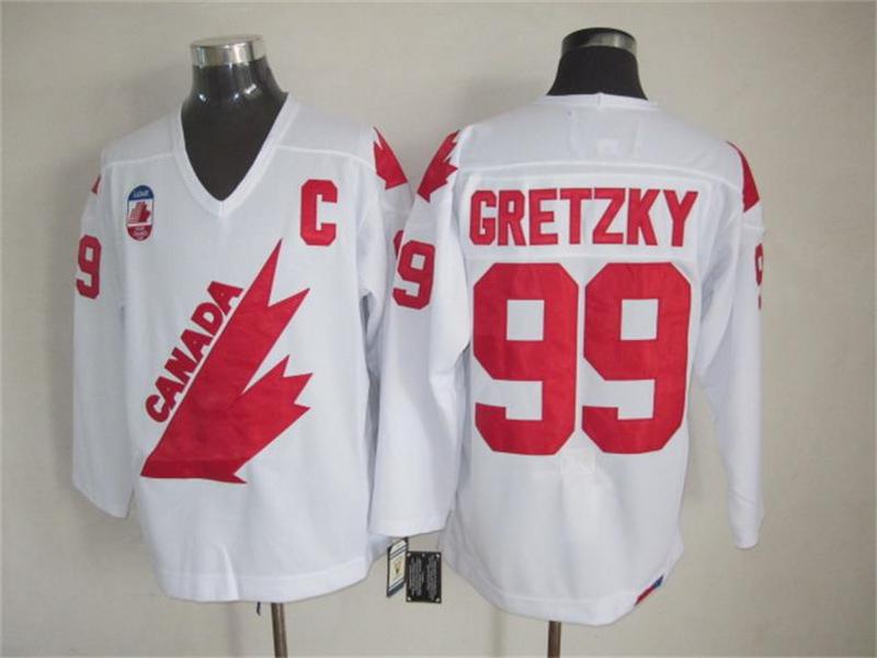 NHL Montreal Canadiens #99 Gretzky White Jersey