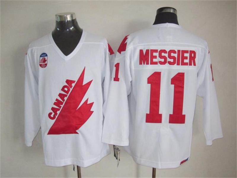 NHL Montreal Canadiens #11 Messier White Jersey