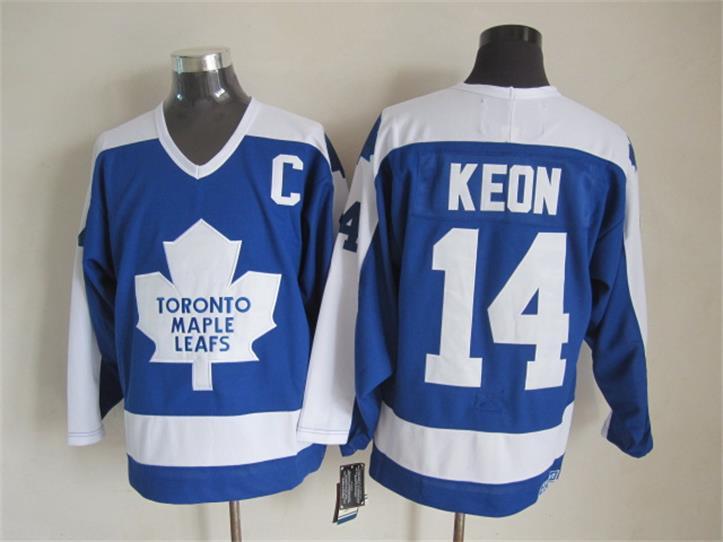 NHL Toronto Maple Leafs #14 Keon Blue Jersey