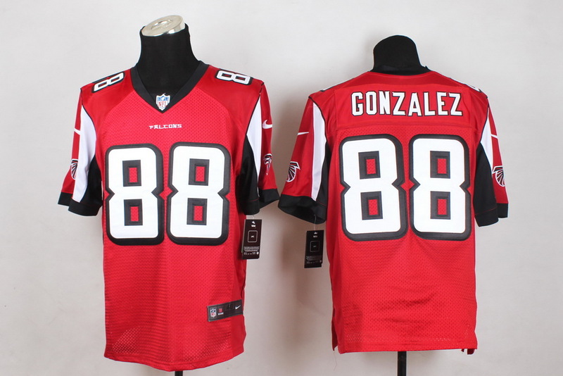 Nike Atlanta Falcons #88 Gonzalez Red Elite Jersey