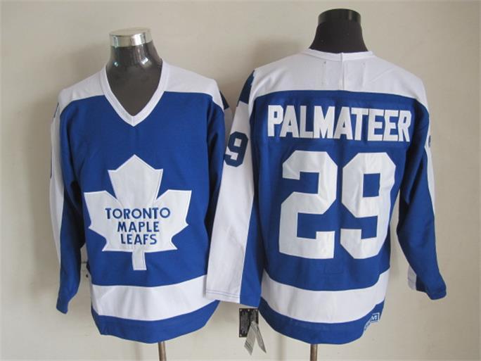NHL Toronto Maple Leafs #29 Palmateer Blue Jersey