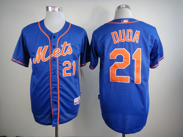 MLB New York Mets #21 Duda Blue Color 2015 Jersey