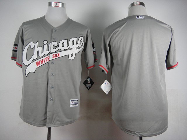 MLB Chicago White Sox Blank Grey New Jersey