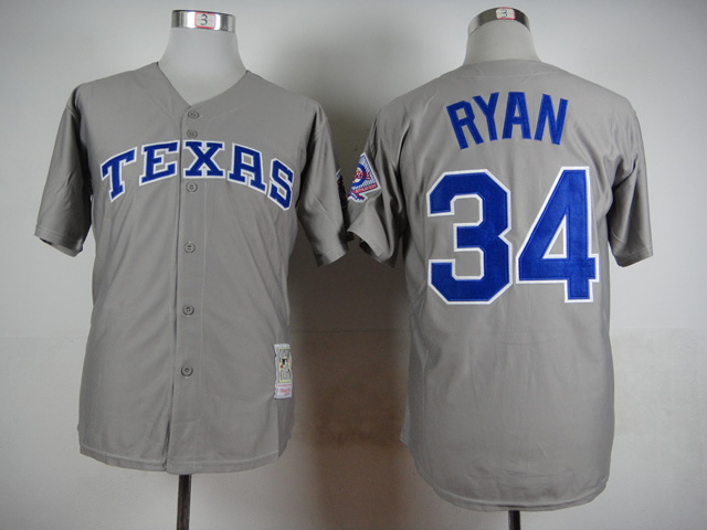 MLB Texas Rangers #34 Ryan Grey Throwback Jersey