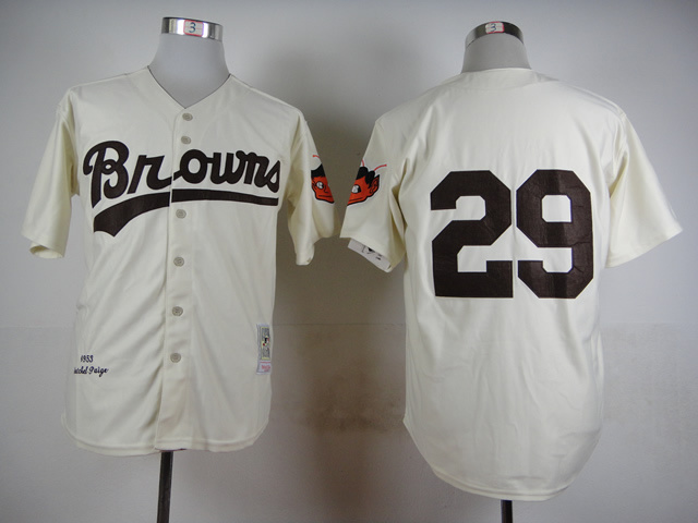 St. Louis Browns #29 Cream 1953 Throwback Jersey