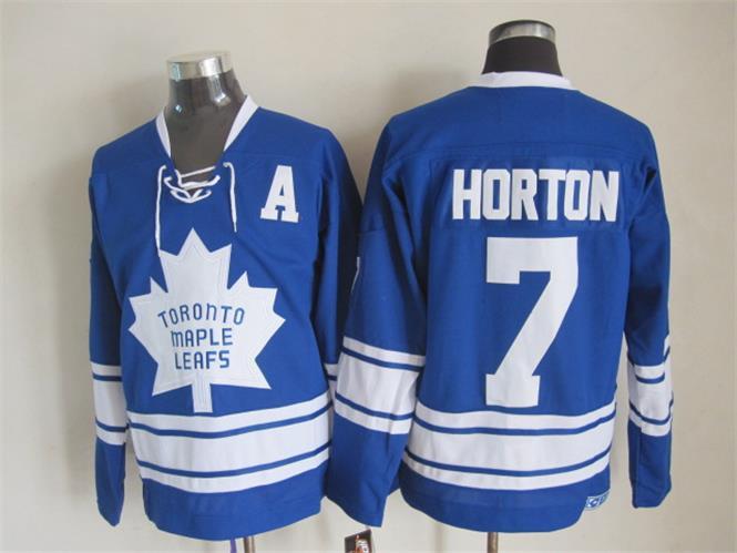 NHL Toronto Maple Leafs #7 Horton Blue Jersey with A Patch