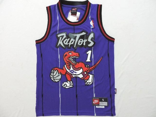 NBA Toronto Raptors #1 McGrady Purple Youth Jersey