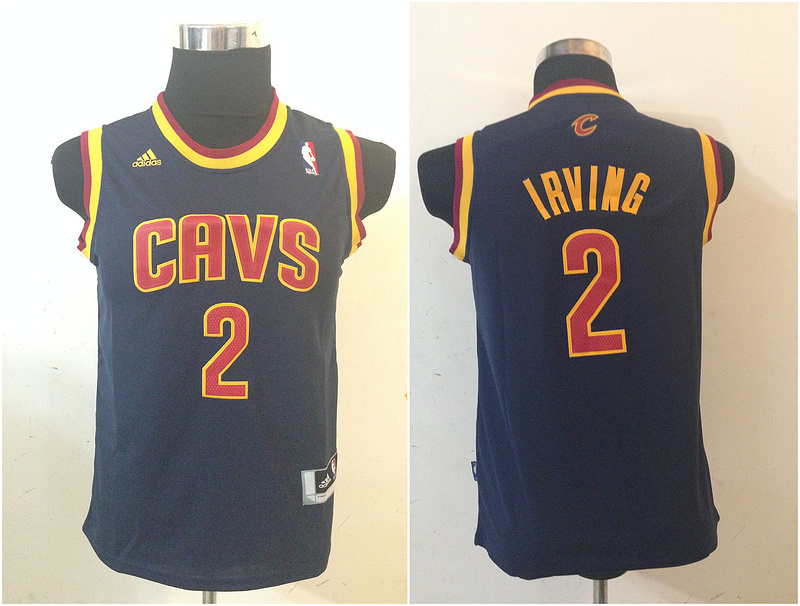 NBA Cleveland Cavaliers #2 Irving Blue Youth Jersey