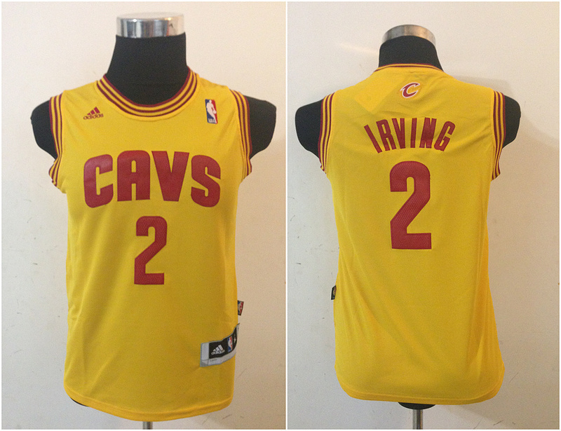 NBA Cleveland Cavaliers #2 Irving Yellow Youth Jersey