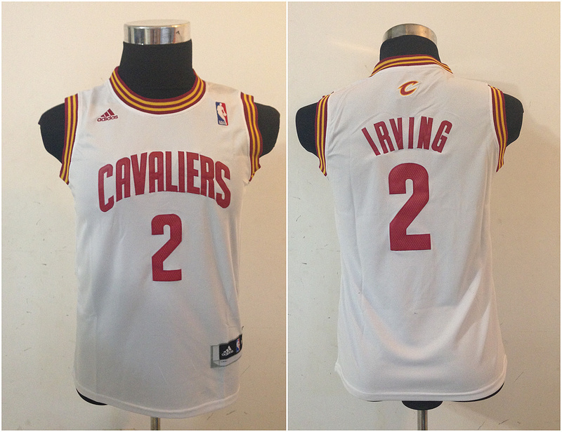 NBA Cleveland Cavaliers #2 Irving White Youth Jersey