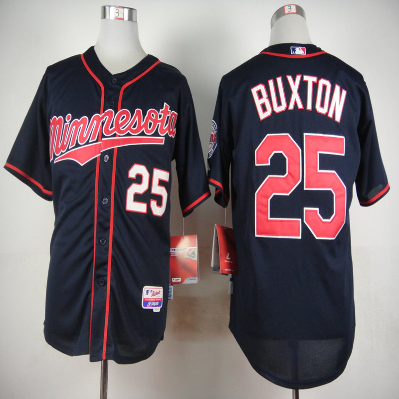 MLB Minesota Twins #25 Buxton D.Blue New Jersey