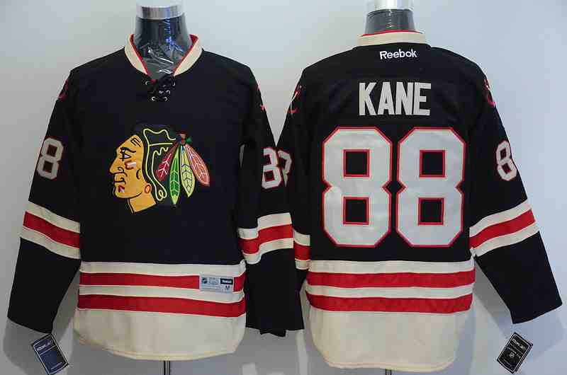 NHL Chicago Blackhawks #88 Kane Black Jersey
