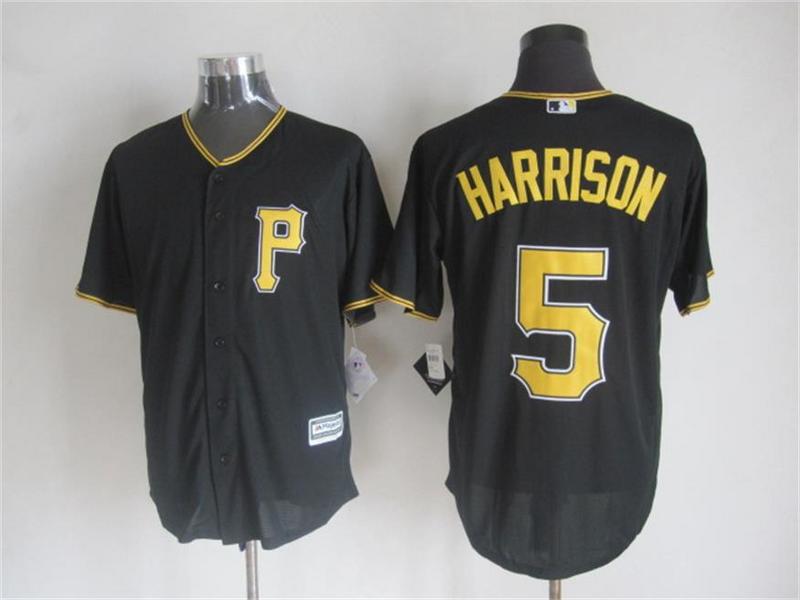 MLB Pittsburgh Pirates #5 Harrison Black New 2015 Jersey