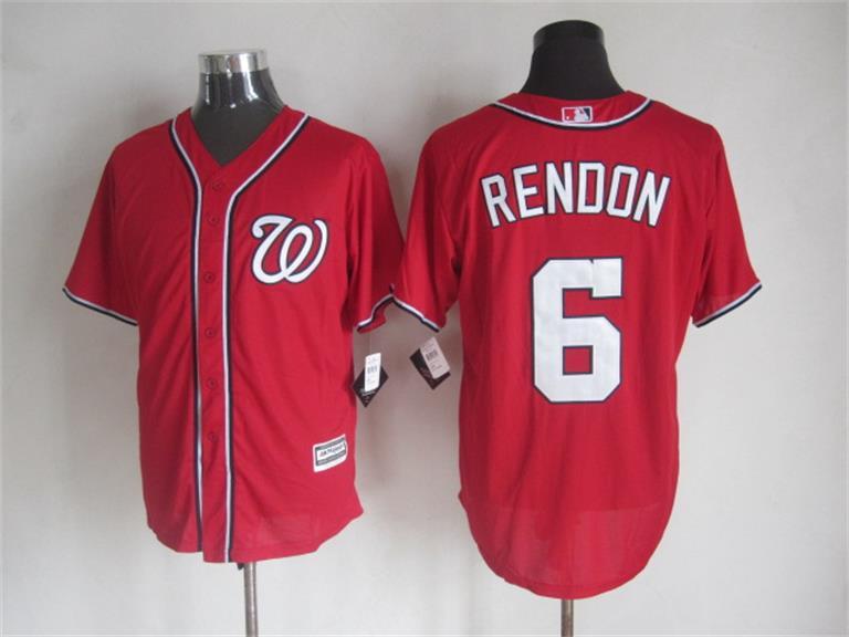 MLB Washington Nationals #6 Rendon Red New 2015 Jersey