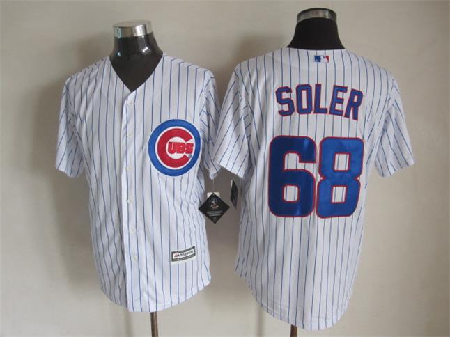 MLB Chicago Cubs #68 Soler White New 2015 Jersey 