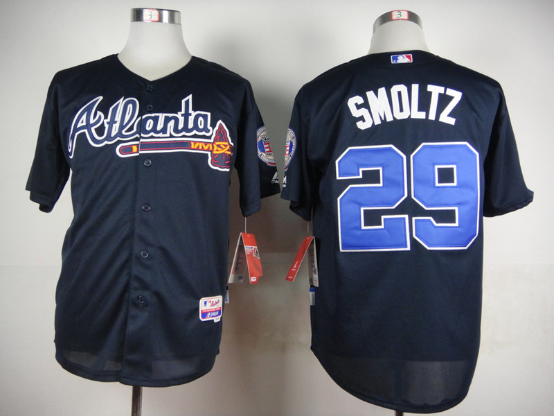 MLB Atlanta Braves #29 Smoltz D.Blue New jersey