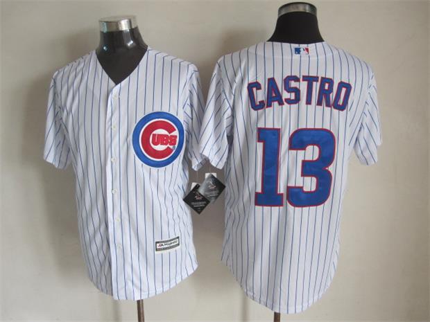 MLB Chicago Cubs #13 Castro White New 2015 Jersey 