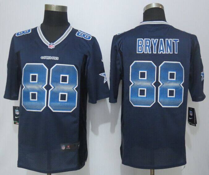 2015 New Nike Dallas Cowboys 88 Bryant Pro Line Navy Blue Fashion Strobe Jersey