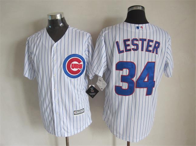 MLB Chicago Cubs #34 Lester White New 2015 Jersey 