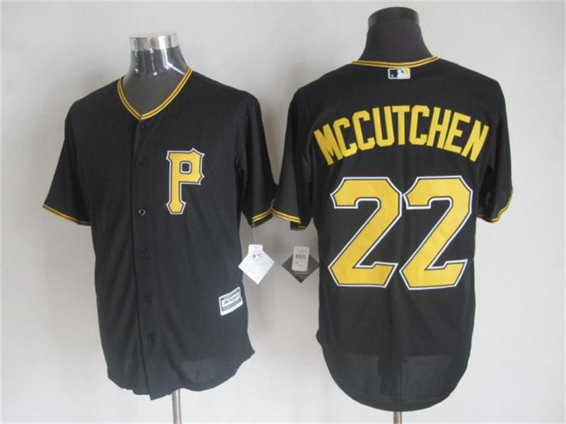 MLB Pittsburgh Pirates #22 Mccutchen Black New 2015 Jersey
