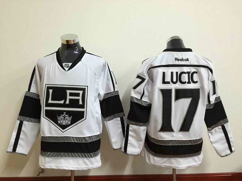 NHL Los Angeles Kings #17 Lucic White Jersey