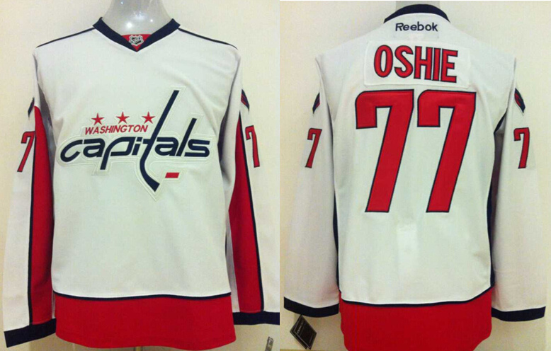 NHL Washington Capitals #77 Oshie White Jersey