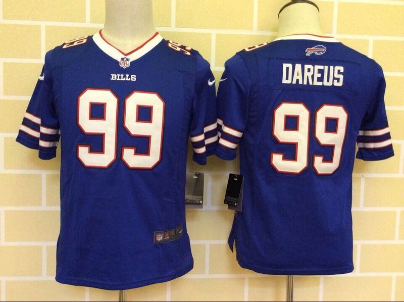 Kids Buffalo Bills #99 Dareus Blue Jersey