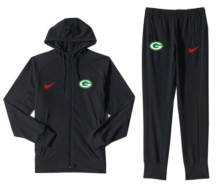 NFL Green Bay Packers Black Jacket Suit