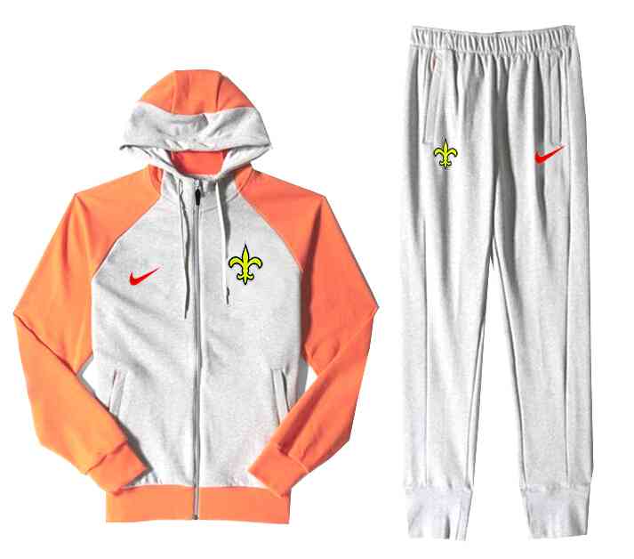 NFL New Orleans Saints Orange Jacket Suit