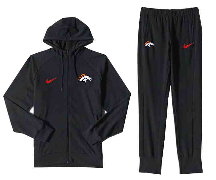 NFL Denver Broncos Black Jacket Suit