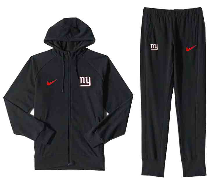 NFL New York Giants Black Jacket Suit