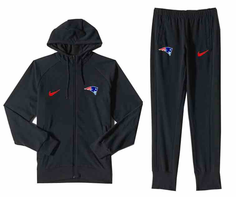 NFL New England Patriots Black Jacket Suit