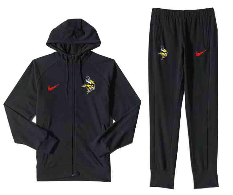 NFL Minnesota Vikings Black Jacket Suit