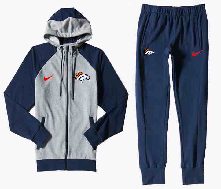 NFL Denver Broncos D.Blue Jacket Suit
