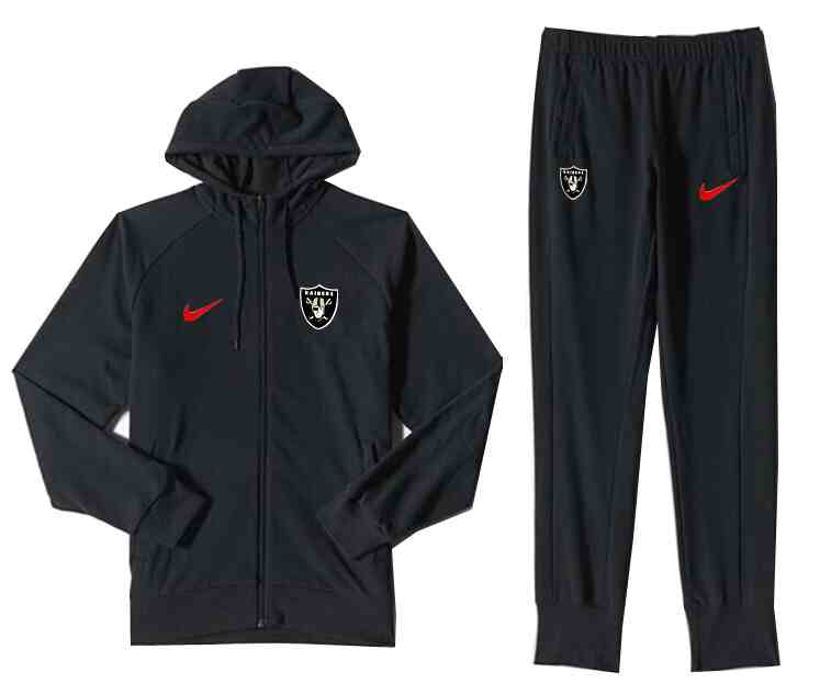 NF Oakland Raiders Black Jacket Suit
