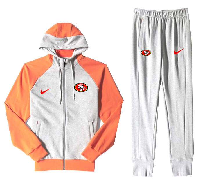 NFL San Francisco 49ers Orange Jacket Suit