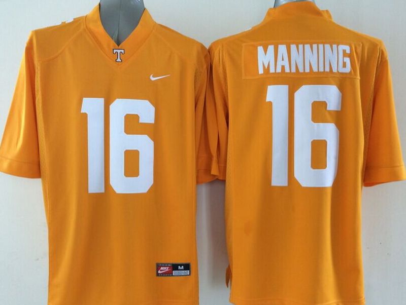 NCAA Tennessee Volunteers Peyton Manning #16 Orange 2015 Jersey