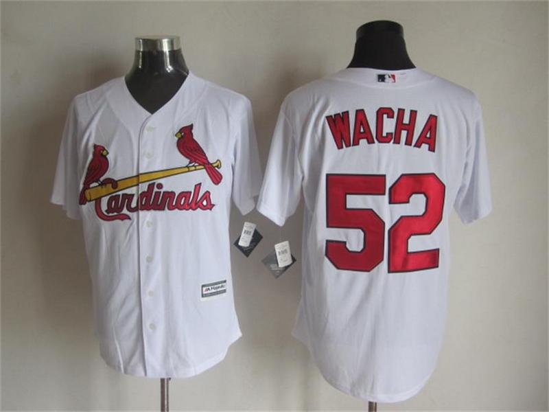 MLB St.Louis Cardinals #52 Wacha White New Jersey