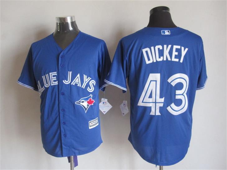 MLB Toronto Blue Jays #43 Dickey Blue Jersey