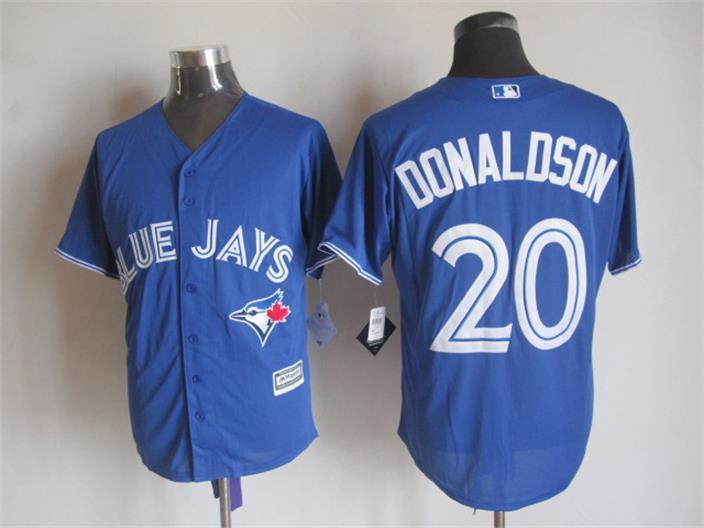 MLB Toronto Blue Jays #20 Donaldson Blue Jersey